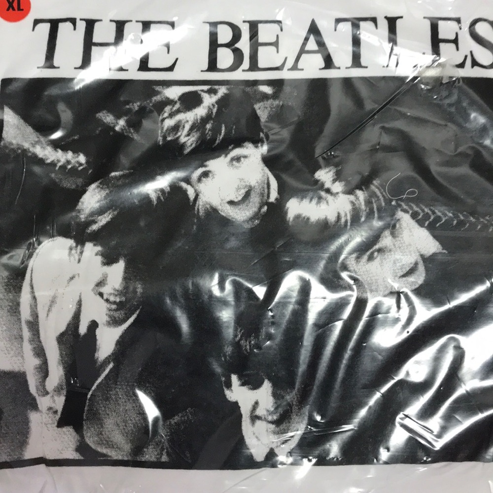 Beatles white cotton T-shirt